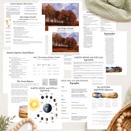 Autumn Equinox & Harvest Moon Nature Study