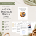Autumn Equinox & Harvest Moon Nature Study