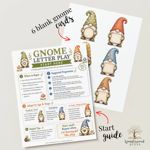Gnome Letter Activities - Lowercase