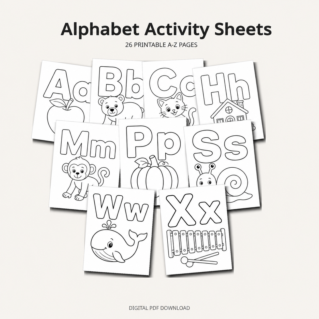 Alphabet Activity Sheets